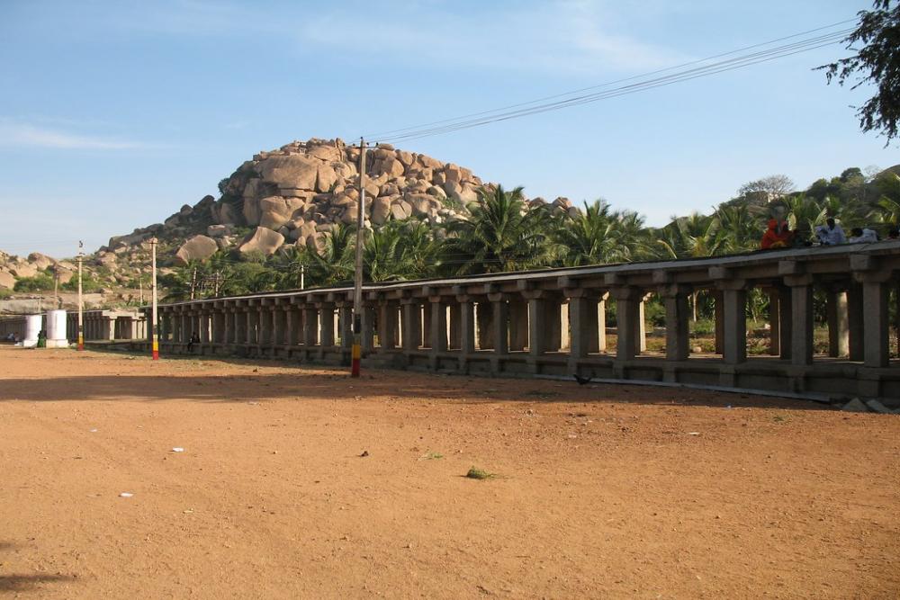 Hampi Bazaar or Virupaksha Bazaar